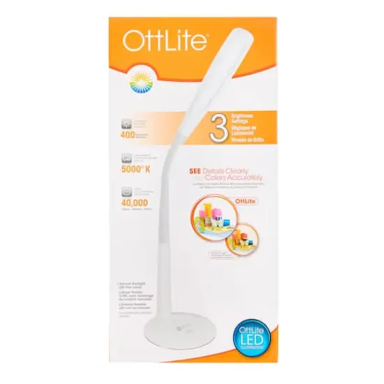 OttLite&reg; Natural Daylight LED Flex Lamp {4}