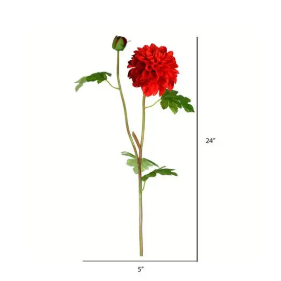 Red Dahlia Stem, 3ct. {3}