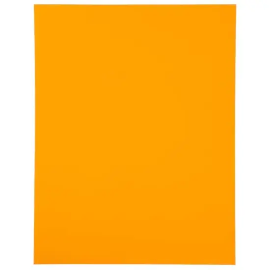 JAM Paper Shipping Labels, 8.5" x 11" Neon Orange {6}