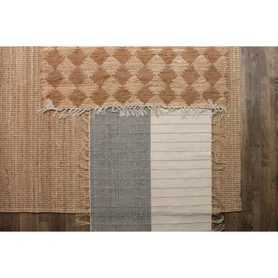 Hello Honey&reg; Black & Natural Woven Cotton & Jute Rug, 7ft. x 5ft. {4}