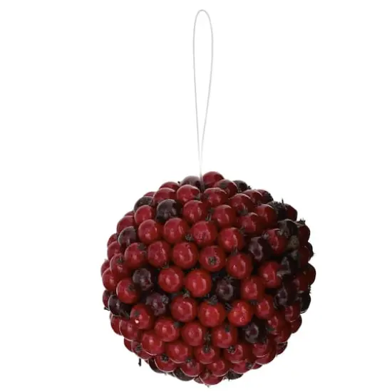 5" Red Berry Ball Set {6}