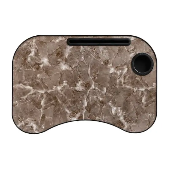 Honey Can Do Black & Faux Marble Collapsible Folding Lap Desk {6}