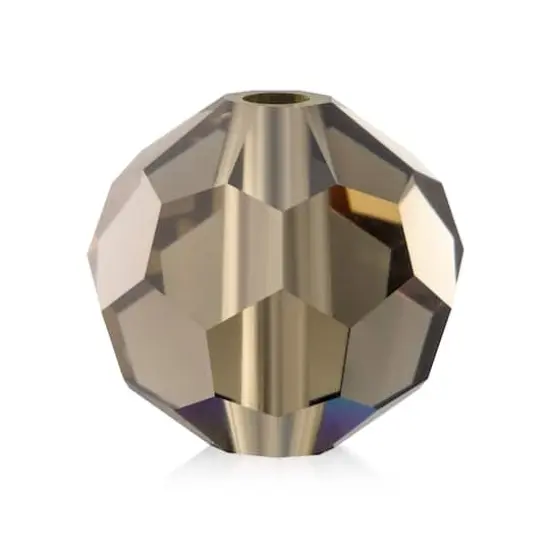 John Bead Preciosa 4mm Czech Crystal Glass Faceted Round Beads, 40ct. Black Diamond {1}