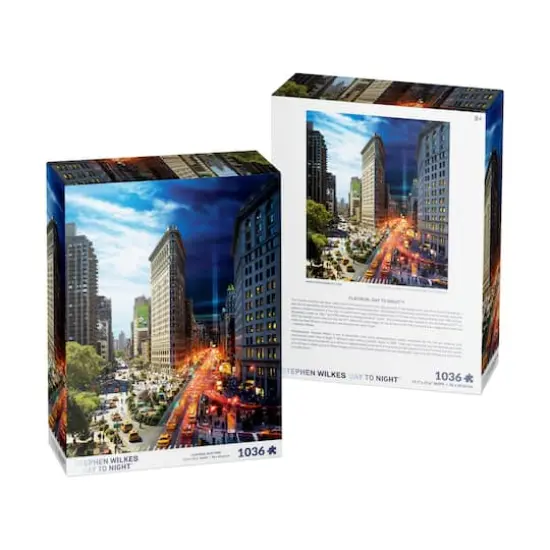 Stephen Wilkes Day to Night Puzzle - Flatiron, New York: 1036 Pcs {4}