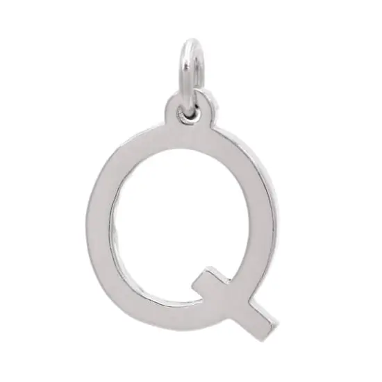 Sterling Silver Alphabet Charm by Bead Landing&trade; Q {1}
