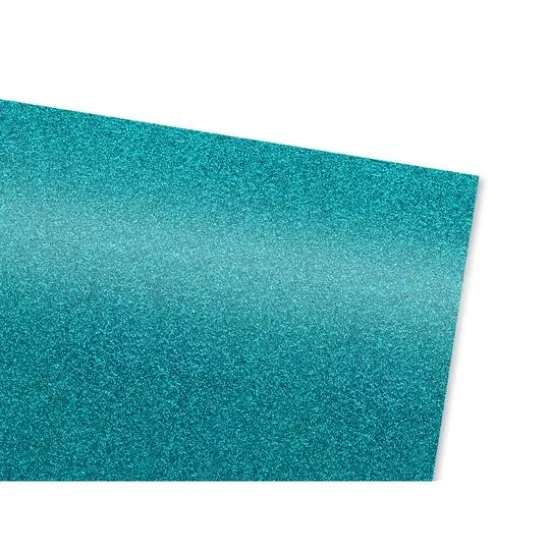 PA Vinyl Glitter Iron On Stretch Vinyl Light Blue {3}