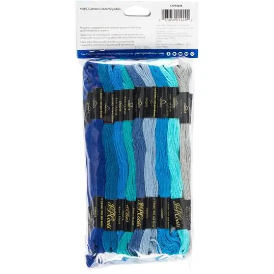 Coats & Clark 6-Strand Embroidery Floss Value Pack, Pool Party {3}
