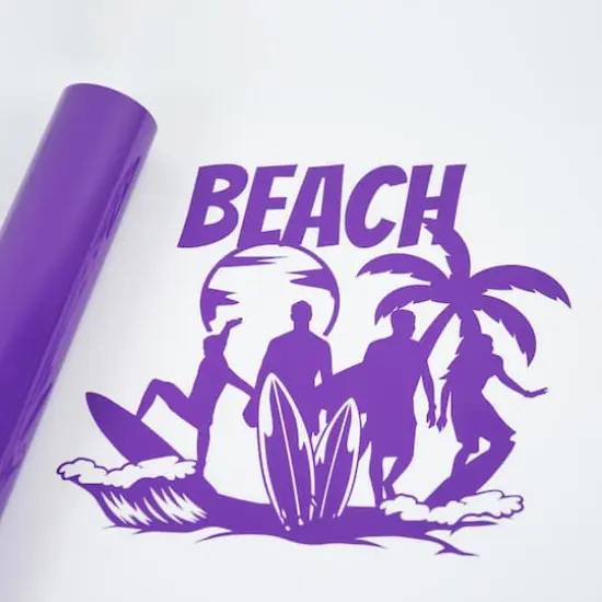 Matte Heat Transfer Vinyl by Make Market&reg; Eggplant {4}