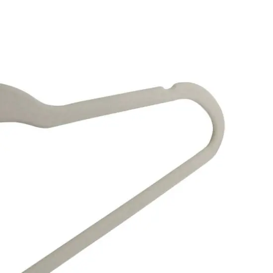 Honey Can Do Warm Gray Slim-Profile Non-Slip Velvet Hangers, 35ct. {9}