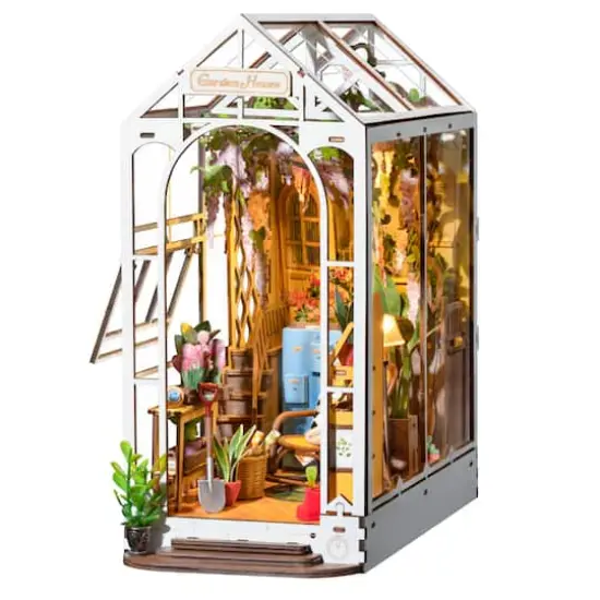 Rolife&reg; Garden House DIY Book Nook Shelf Insert Kit {1}