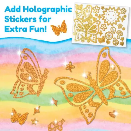 Creativity for Kids&reg; Butterfly Squeegeez Magic Reveal Art {8}