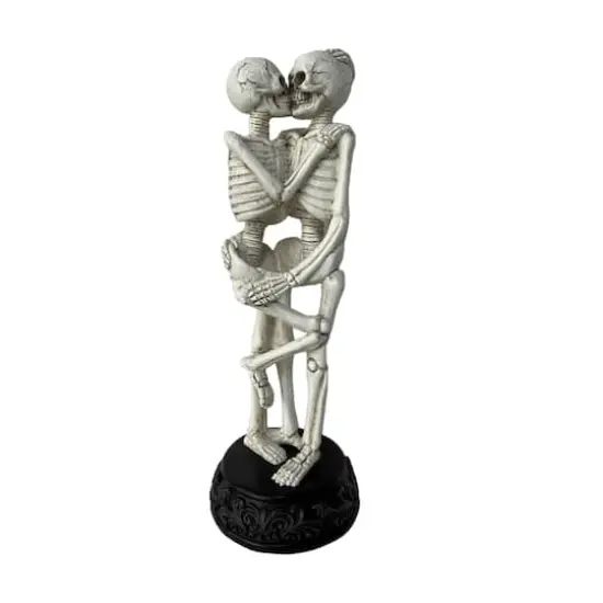 12" Skeleton Lovers Kiss Tabletop D&eacute;cor by Ashland&reg; {1}