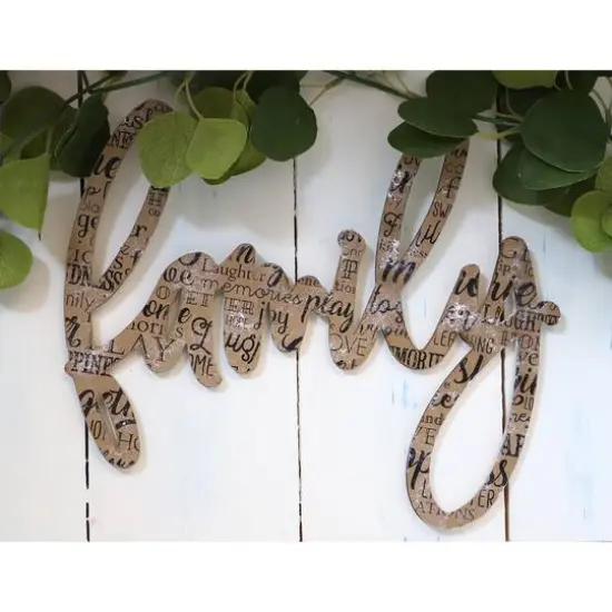 Leisure Arts&reg; 12" Family Wood Word {5}