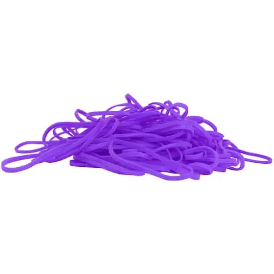 JAM Paper Size 33 Rubber Bands, 100ct. Purple {4}