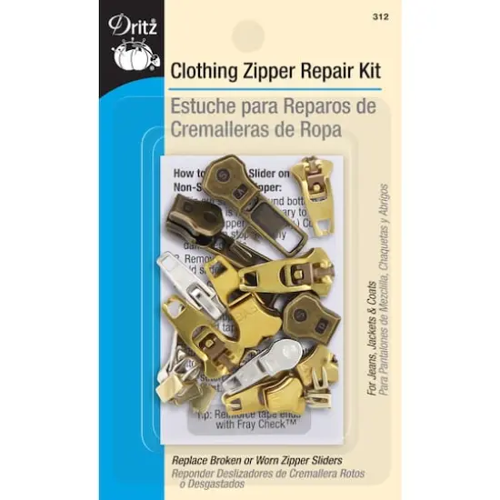 Dritz&reg; Clothing Zipper Repair Kit {1}