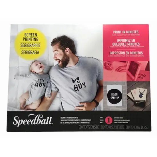 Speedball&reg; Beginner Paper Stencil Screen Printing Kit {1}