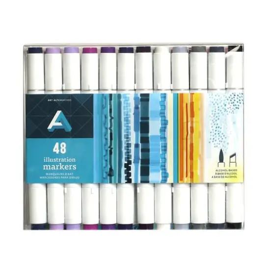 Art Alternatives Illustration Marker 48 Color Set {1}