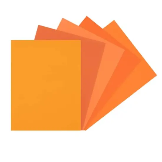 8.5" x 11" 65lb. Cardstock Paper Pack by Recollections&trade;, 50 Sheets Tangerine {3}