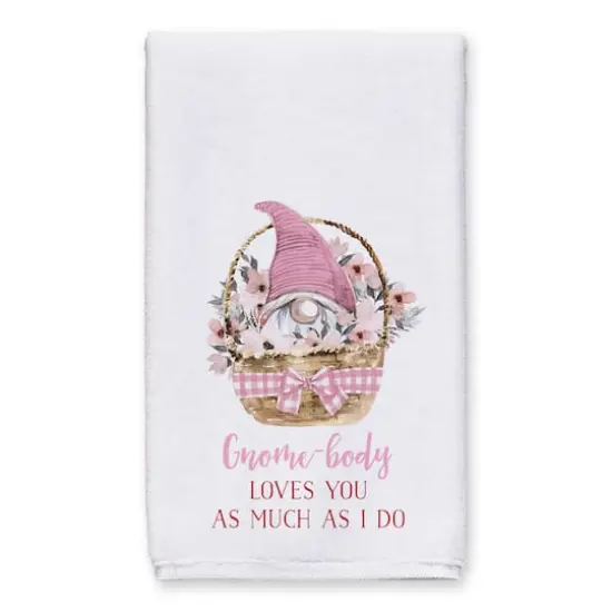Gnome-body Loves You As Much As I Do Tea Towel Set {3}