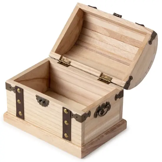 Wood Box With Metal Accents by Make Market&reg; {5}