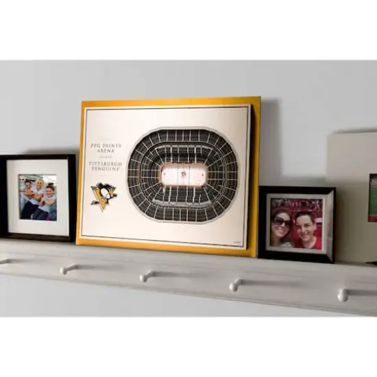 NHL 5-Layer StadiumView Wall Art Pittsburgh Penguins {4}