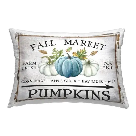 Stupell Industries Fall Market with Arrow Decorative Printed Throw Pillow {1}