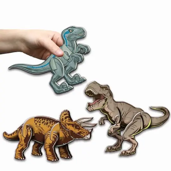 Jurassic World Dominion: Wood Dinosaur Activity Building, Decorating Set {5}