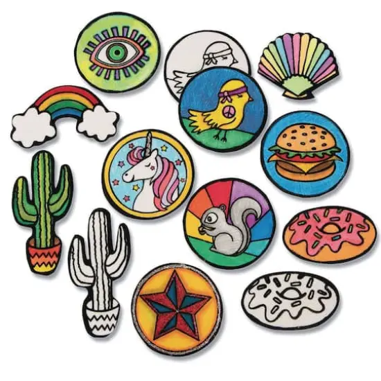 S&S&reg; Worldwide Velvet Art Iron On Patches, 100ct. {1}