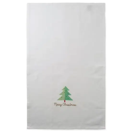 DII&reg; Red Check & White Merry Christmas Dishtowel Set {5}