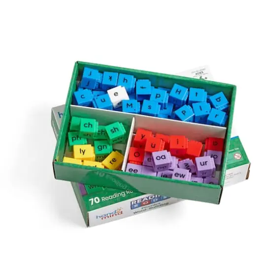 hand2mind Reading Rods&reg; Phonics Word-Building Set {4}
