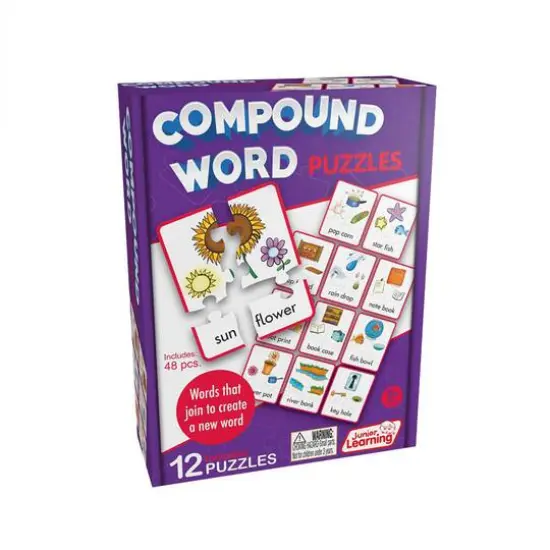Junior Learning&reg; Compound Word Puzzles {1}