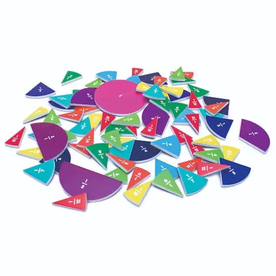 Junior Learning® Fraction Segments Magnetic Activities Learning Set {5}