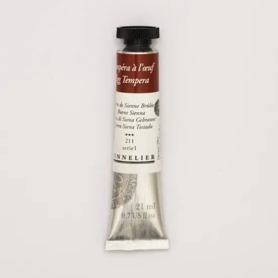 Sennelier Egg Tempera Tube, 21mL Burnt Sienna S1 {1}