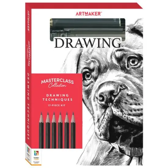 Hinkler Art Maker Masterclass Collection Drawing Techniques Kit {1}