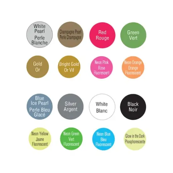 Metallic & Neon Acrylic Paint Set by Craft Smart&reg; {4}