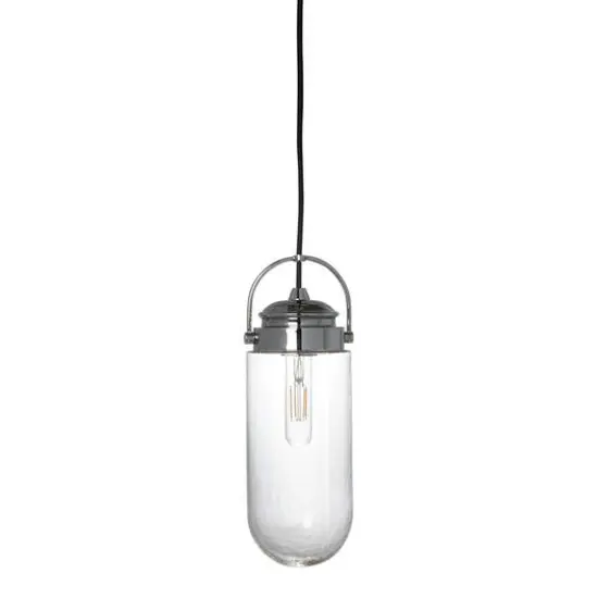 Hello Honey&reg; Robert Stevenson Lighting Shiloh Metal & Glass Ceiling Light Chrome {1}