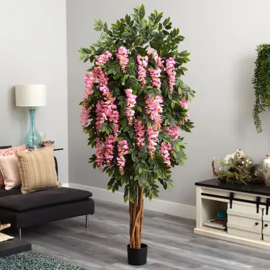 6.5ft. Potted Wisteria Silk Tree {3}