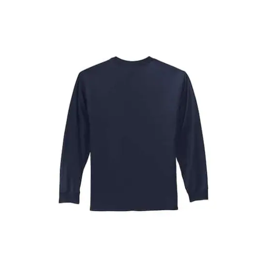 Port & Company&reg; Tall Long Sleeve Essential T-Shirt Deep Navy {5}