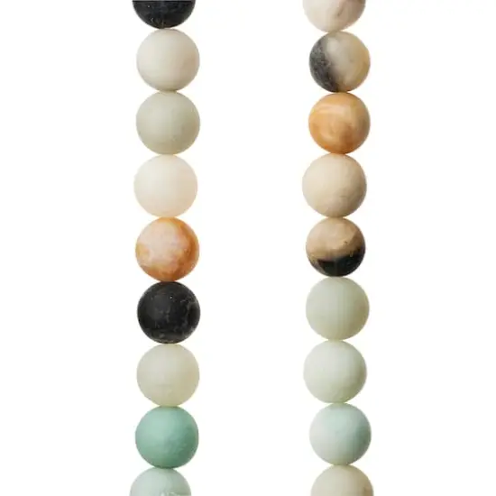 Matte Amazonite Round Beads, 8mm by Bead Landing&trade; {1}
