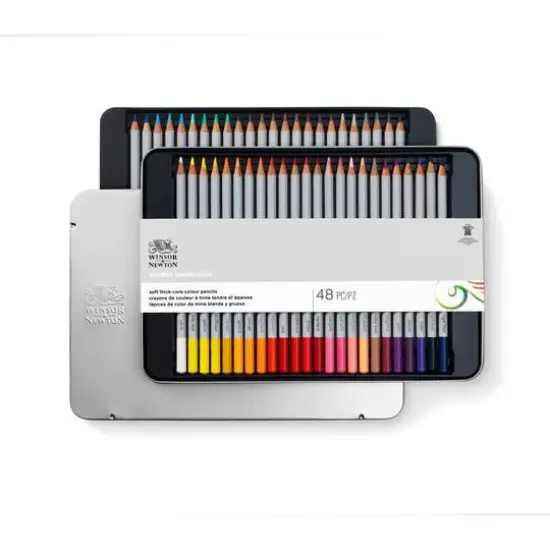 Winsor & Newton&trade; Studio Collection&trade; 48 Color Pencil Tin Set {5}
