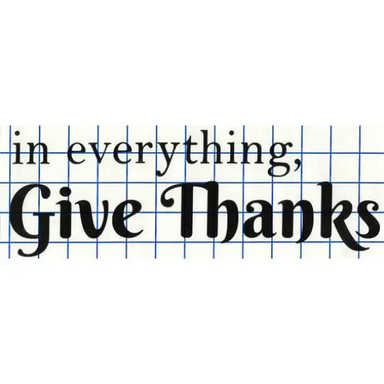 Leisure Arts&reg; Vinyl Matte Black In Everything, Give Thanks Decal {1}