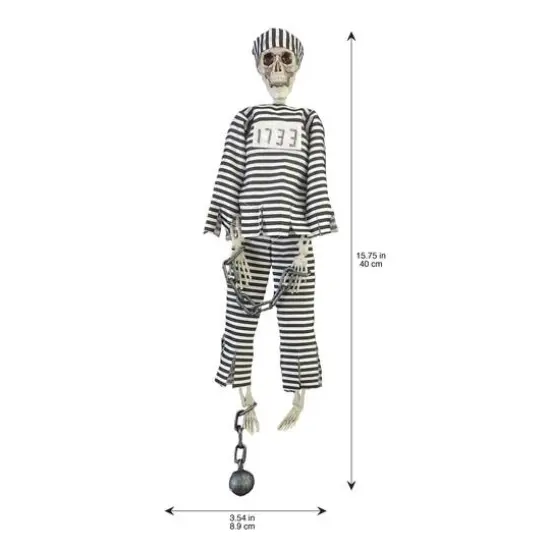 16" Hanging Convict Skeleton by Ashland&reg; {4}