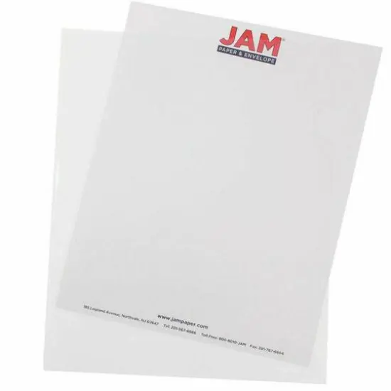 JAM Paper 9" x 11.5" Plastic Sleeves, 12ct. Red {2}