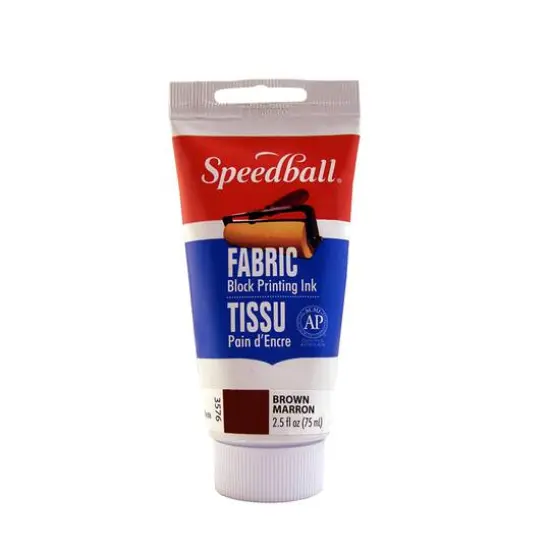Speedball&reg; Fabric Block Printing Ink, 2.5oz. Brown {1}