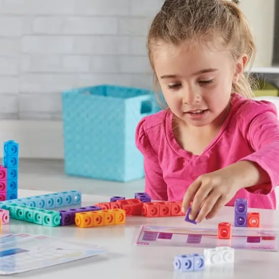 Learning Resources Mathlink Cubes Kindergarten Math Activity Set: Fantasticals! {6}