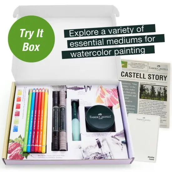 Faber-Castell&reg; Wet Mediums Art & Graphic Try It Box Set {4}