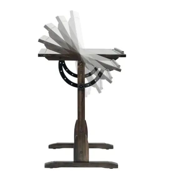 Studio Designs Vintage Wood Drafting Table {6}