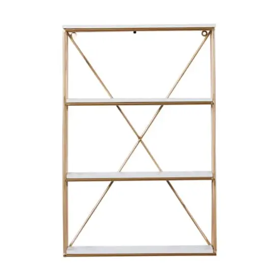 Gold Glam Wall Shelves {1}