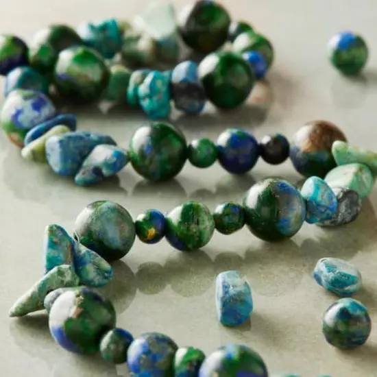 Chrysocolla Stone Mix Beads by Bead Landing&trade; {3}