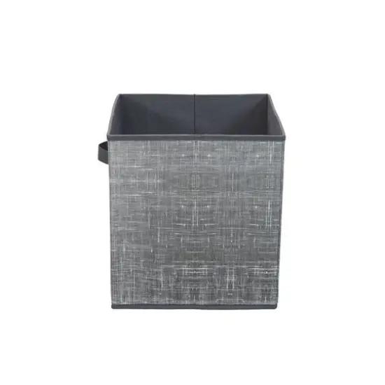 2 Pack Household Essentials 13" Fabric Storage Bins Gray Mix {9}